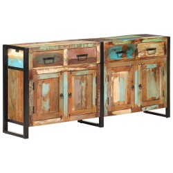 vidaXL Aparador de madera maciza reciclada 172x35x80 cm