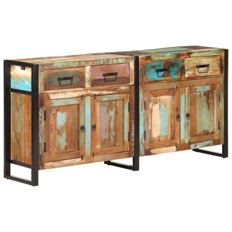 vidaXL Aparador de madera maciza reciclada 172x35x80 cm