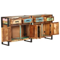 vidaXL Aparador de madera maciza reciclada 172x35x80 cm