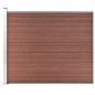 vidaXL Panel de valla WPC marrón 175x146 cm vidaXL Panel de valla WPC marrón 175x146 cm