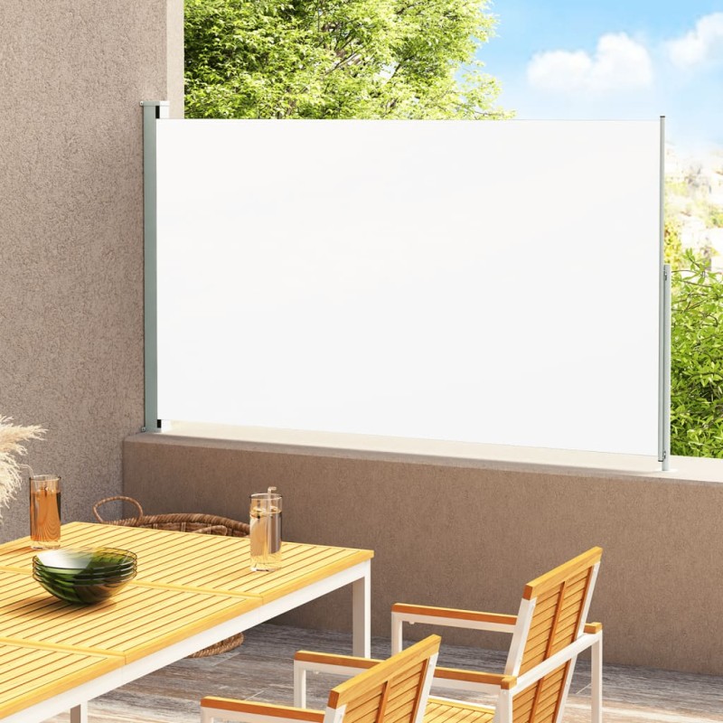 vidaXL Toldo lateral retráctil para patio color crema 220x300 cm vidaXL Toldo lateral retráctil para patio color crema 220x300 cm