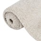 vidaXL Alfombra de pelo largo color crema 140x200 cm