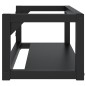 vidaXL Estructura de lavabo suspendido hierro negro 79x38x31 cm vidaXL Estructura de lavabo suspendido hierro negro 79x38x31 cm