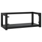 vidaXL Estructura de lavabo suspendido hierro negro 79x38x31 cm vidaXL Estructura de lavabo suspendido hierro negro 79x38x31 cm