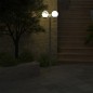 vidaXL Farola de jardín 2 focos 220 cm vidaXL Farola de jardín 2 focos 220 cm