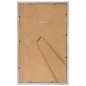 vidaXL Marcos de foto collage de mesa 3 uds plateado MDF 10x15cm