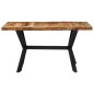 vidaXL Mesa de comedor madera maciza de mango sin tratar 140x70x75 cm vidaXL Mesa de comedor madera maciza de mango sin tratar 140x70x75 cm