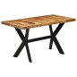 vidaXL Mesa de comedor madera maciza de mango sin tratar 140x70x75 cm vidaXL Mesa de comedor madera maciza de mango sin tratar 140x70x75 cm
