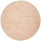 vidaXL Superficie de mesa redonda madera de roble sin tratar Ø70x2,5cm