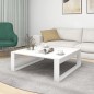 vidaXL Mesa de centro madera contrachapada blanco 100x100x35 cm vidaXL Mesa de centro madera contrachapada blanco 100x100x35 cm