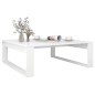vidaXL Mesa de centro madera contrachapada blanco 100x100x35 cm vidaXL Mesa de centro madera contrachapada blanco 100x100x35 cm