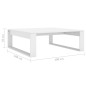 vidaXL Mesa de centro madera contrachapada blanco 100x100x35 cm vidaXL Mesa de centro madera contrachapada blanco 100x100x35 cm