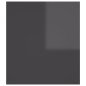 vidaXL Mesa auxiliar madera contrachapada gris brillante 60x40x45 cm vidaXL Mesa auxiliar madera contrachapada gris brillante 60x40x45 cm
