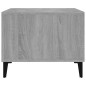 vidaXL Mesa de centro madera contrachapada gris Sonoma 60x50x40 cm vidaXL Mesa de centro madera contrachapada gris Sonoma 60x50x40 cm