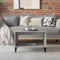 vidaXL Mesa de centro madera contrachapada gris Sonoma 60x50x40 cm vidaXL Mesa de centro madera contrachapada gris Sonoma 60x50x40 cm