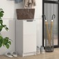 vidaXL Mueble zapatero madera contrachapada blanco brillo 30x35x70 cm