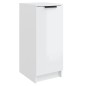vidaXL Mueble zapatero madera contrachapada blanco brillo 30x35x70 cm