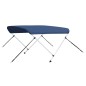vidaXL Toldo Bimini de 2 arcos azul marino 180x150x110 cm vidaXL Toldo Bimini de 2 arcos azul marino 180x150x110 cm