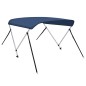 vidaXL Toldo Bimini de 2 arcos azul marino 180x150x110 cm vidaXL Toldo Bimini de 2 arcos azul marino 180x150x110 cm