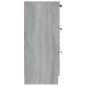 vidaXL Aparador de madera contrachapada gris Sonoma 60x30x70 cm vidaXL Aparador de madera contrachapada gris Sonoma 60x30x70 cm