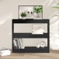 vidaXL Estantería/divisor de espacios negro 80x30x72 cm vidaXL Estantería/divisor de espacios negro 80x30x72 cm