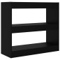 vidaXL Estantería/divisor de espacios negro 80x30x72 cm vidaXL Estantería/divisor de espacios negro 80x30x72 cm