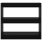 vidaXL Estantería/divisor de espacios negro 80x30x72 cm vidaXL Estantería/divisor de espacios negro 80x30x72 cm