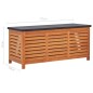 vidaXL Caja de almacenaje jardín madera maciza eucalipto 117x50x55 cm vidaXL Caja de almacenaje jardín madera maciza eucalipto 117x50x55 cm