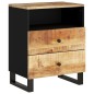 vidaXL Mesita de noche madera mango madera contrachapada 50x33x62 cm vidaXL Mesita de noche madera mango madera contrachapada 50x33x62 cm