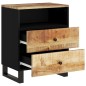 vidaXL Mesita de noche madera mango madera contrachapada 50x33x62 cm vidaXL Mesita de noche madera mango madera contrachapada 50x33x62 cm