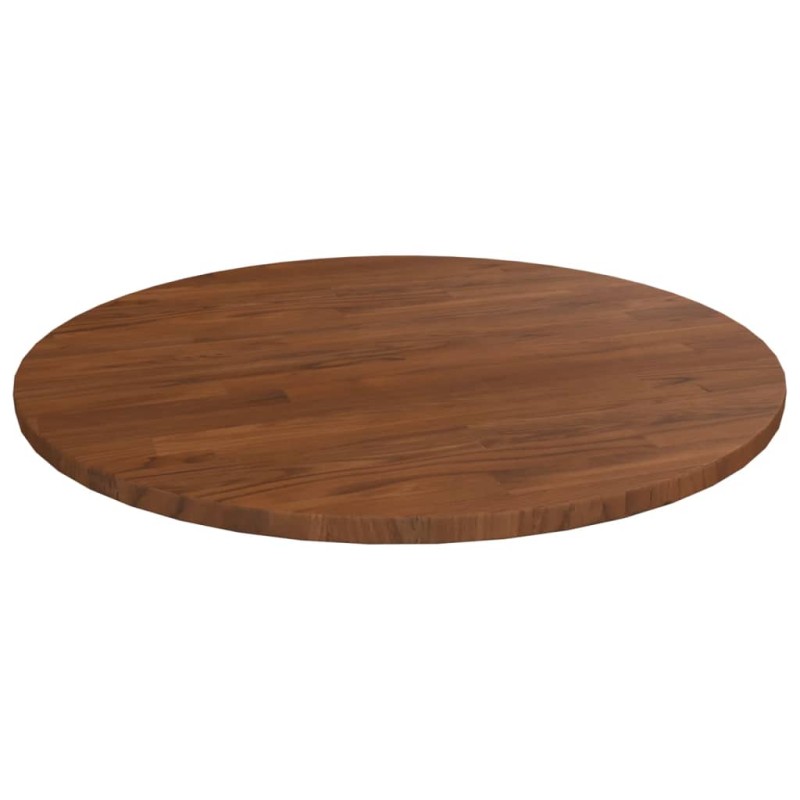 vidaXL Tablero de mesa redonda madera de roble marrón oscuro Ø50x1,5cm vidaXL Tablero de mesa redonda madera de roble marrón oscuro Ø50x1,5cm