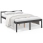 vidaXL Cama para personas mayores madera maciza pino gris 140x200 cm vidaXL Cama para personas mayores madera maciza pino gris 140x200 cm
