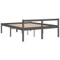 vidaXL Cama para personas mayores madera maciza pino gris 140x200 cm vidaXL Cama para personas mayores madera maciza pino gris 140x200 cm