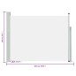 vidaXL Toldo lateral retráctil de jardín color crema 140x500 cm vidaXL Toldo lateral retráctil de jardín color crema 140x500 cm