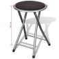 vidaXL Taburetes de cocina plegables 4 unidades cuero sintético vidaXL Taburetes de cocina plegables 4 unidades cuero sintético