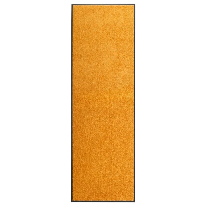 vidaXL Felpudo lavable naranja 60x180 cm vidaXL Felpudo lavable naranja 60x180 cm