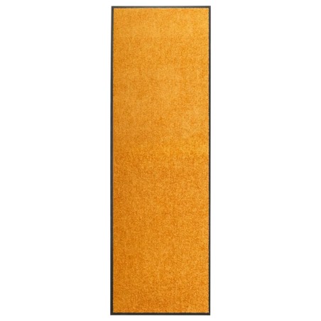 vidaXL Felpudo lavable naranja 60x180 cm