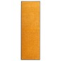 vidaXL Felpudo lavable naranja 60x180 cm vidaXL Felpudo lavable naranja 60x180 cm