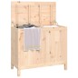 vidaXL Baúl para la colada madera maciza de pino 88,5x44x76 cm vidaXL Baúl para la colada madera maciza de pino 88,5x44x76 cm