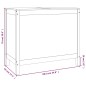 vidaXL Baúl para la colada madera maciza de pino 88,5x44x76 cm vidaXL Baúl para la colada madera maciza de pino 88,5x44x76 cm