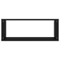 vidaXL Estante cubo de pared 4 uds contrachapado negro 60x15x23 cm vidaXL Estante cubo de pared 4 uds contrachapado negro 60x15x23 cm
