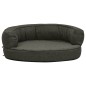vidaXL Colchón para cama de perro ergonómico gris oscuro 60x42cm vidaXL Colchón para cama de perro ergonómico gris oscuro 60x42cm
