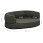 vidaXL Colchón para cama de perro ergonómico gris oscuro 60x42cm vidaXL Colchón para cama de perro ergonómico gris oscuro 60x42cm