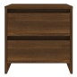 vidaXL Mesita de noche madera ingeniería marrón roble 45x34,5x44,5 cm vidaXL Mesita de noche madera ingeniería marrón roble 45x34,5x44,5 cm