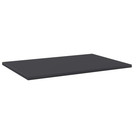 vidaXL Estantes para estantería 8 uds contrachapada gris 60x40x1,5 cm