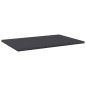 vidaXL Estantes para estantería 8 uds contrachapada gris 60x40x1,5 cm