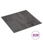 vidaXL Tarimas autoadhesivas 20 unidades PVC 1,86 m² marrón vidaXL Tarimas autoadhesivas 20 unidades PVC 1,86 m² marrón