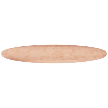 vidaXL Superficie de mesa redonda madera de roble sin tratar Ø70x1,5cm