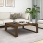 vidaXL Mesa de centro madera contrachapada roble marrón 100x100x35 cm vidaXL Mesa de centro madera contrachapada roble marrón 100x100x35 cm