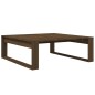 vidaXL Mesa de centro madera contrachapada roble marrón 100x100x35 cm vidaXL Mesa de centro madera contrachapada roble marrón 100x100x35 cm